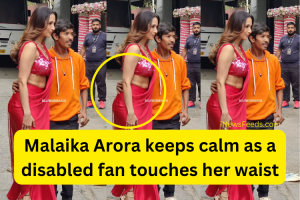 Malaika Arora Keeps Calm as a Disabled Fan Touches Her Waist | This is Kindness